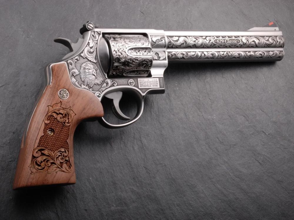 Smith & Wesson S&W Model 626 ALTAMONT Rising Eagle Engraved M629-img-7