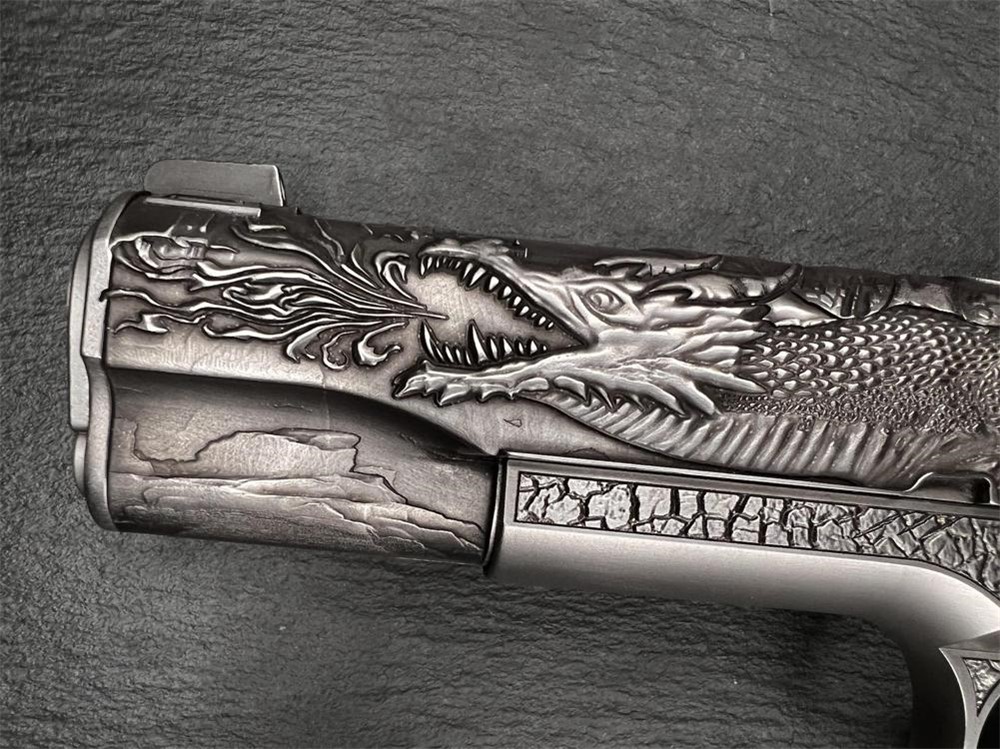 Kimber 1911 Custom Engraved Dragon by Altamont .45ACP-img-2