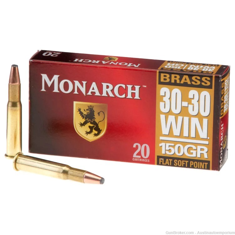 new Monarch FSP .30-30 winchester 150grain rifle 20rd no card fee -img-0