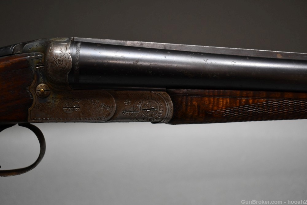 German Simson Suhl Thuringen SxS Boxlock Shotgun 2 3/4" 12 G 1963 C&R -img-4