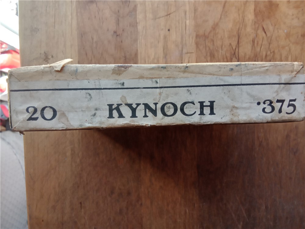 Vintage Kynoch 375 Express Soft Nose Cartridges-20 rds on 5 shot clips-rare-img-5