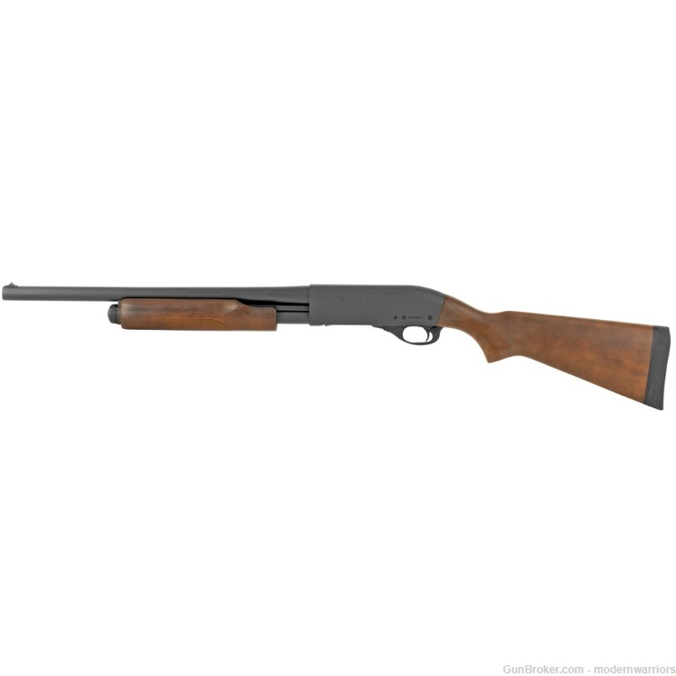 Remington 870 Home Defense - 18.5" Barrel (12 Ga) - Black/Wood-img-0