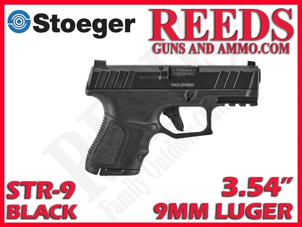 Stoeger STR-9SC Sub Compact Black 9mm 3.54in 1-10Rd Mag 31750-img-0