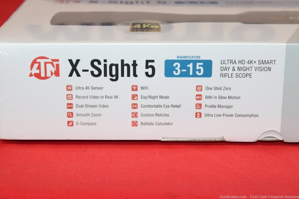 ATN, X-Sight 5 Night Vision Rifle Scope, New, LAYAWAY TODAY-img-2