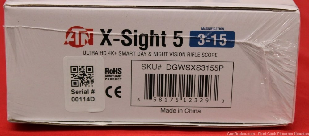 ATN, X-Sight 5 Night Vision Rifle Scope, New, LAYAWAY TODAY-img-5