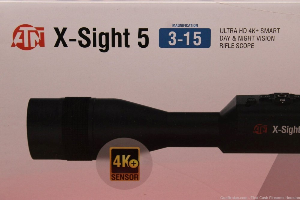 ATN, X-Sight 5 Night Vision Rifle Scope, New, LAYAWAY TODAY-img-1