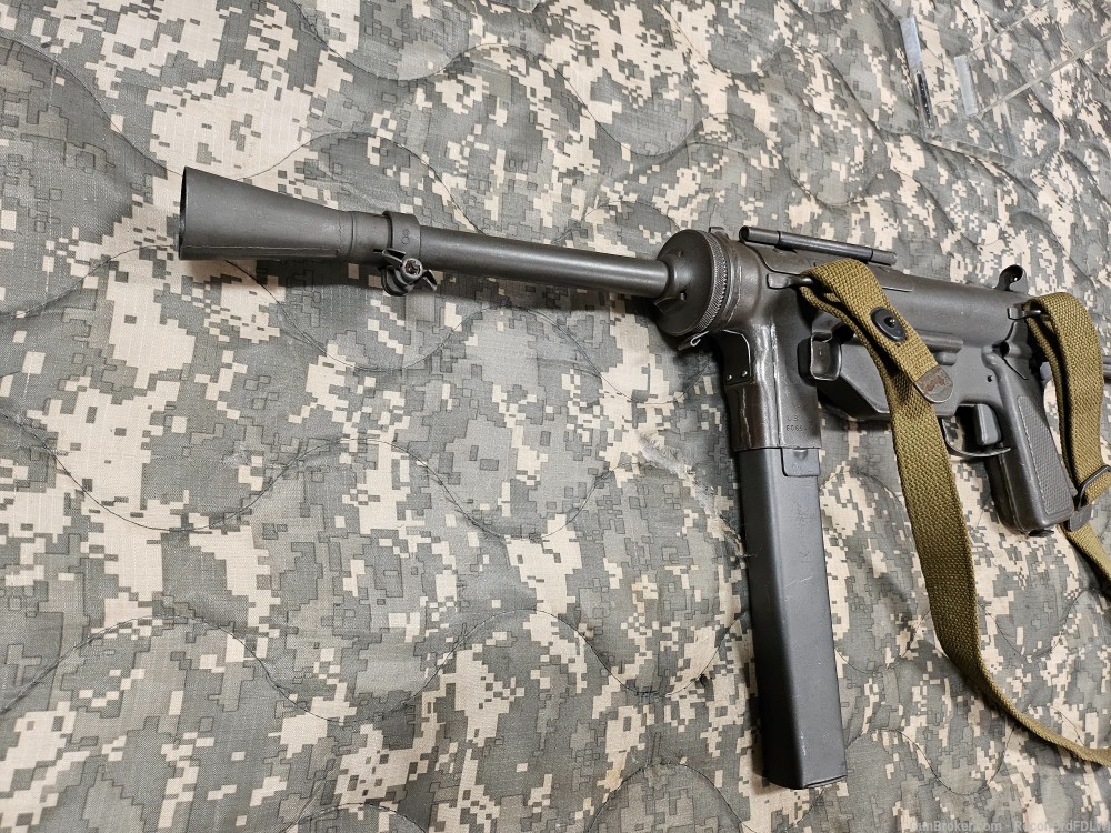 NICE M3A1 Grease Gun SMG! USGI WWII Dealer Sample Greasegun M3