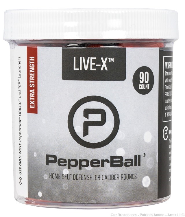 Live-X Pepperballs Pava .09 oz 90 Rds-img-0
