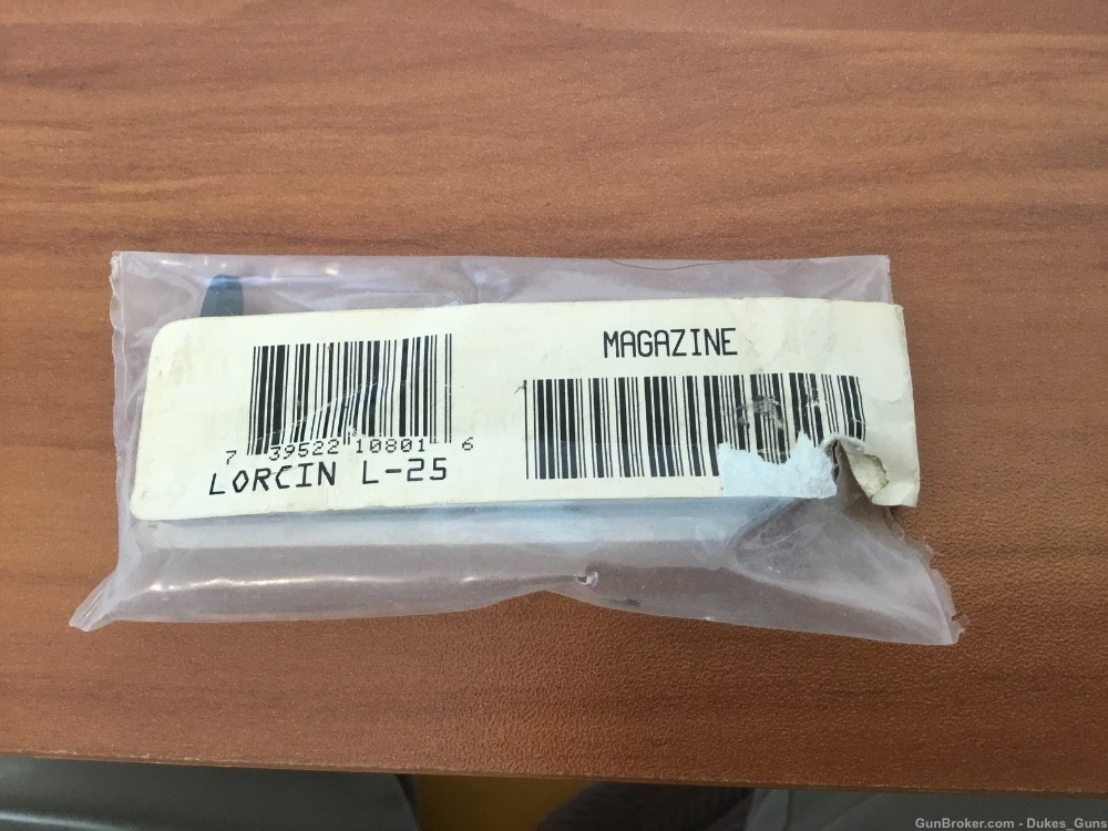 Lorcin L25, 7 rd. .25ACP MAGAZINE-New in factory wrap-img-0