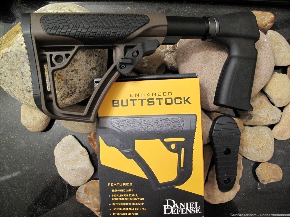 DANIEL DEFENSE Remington 870 Stock 6 Position Pistol Grip Stock (Brown)-img-5