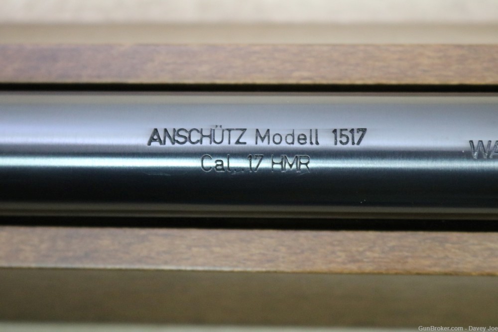 Quality Anschutz Model 1517 S-BR 17 HMR Sporter Bench Rest Rifle 22"-img-23