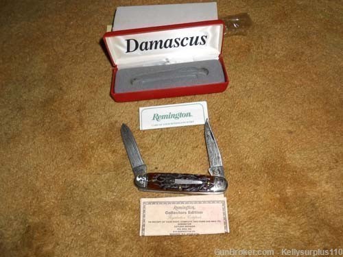  Remington Muskrat Damascus Silver Bullet - #R-893   -img-0