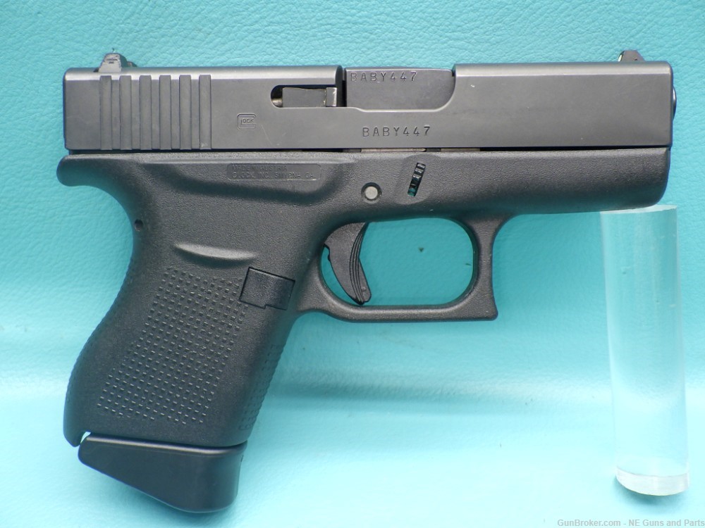 Glock 43 9mm 3.41"bbl Pistol W/ 6rd Mag-img-0
