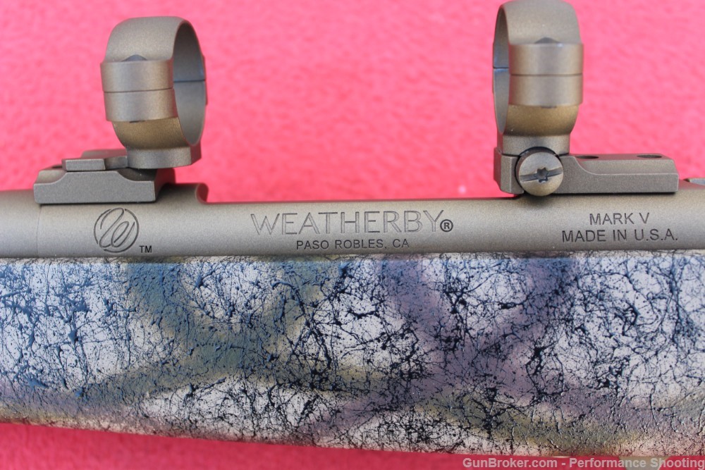 Weatherby Mark V Custom Burnt Bronze Cerakote 6.5 Creedmoor 22" Barrel-img-15