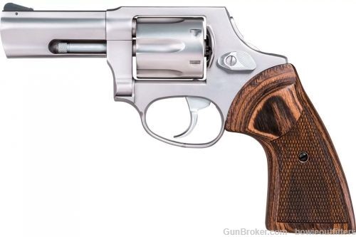Taurus 856 Executive Grade 38 Special P Revolver - Stainless/Silver, 3" Bar-img-0
