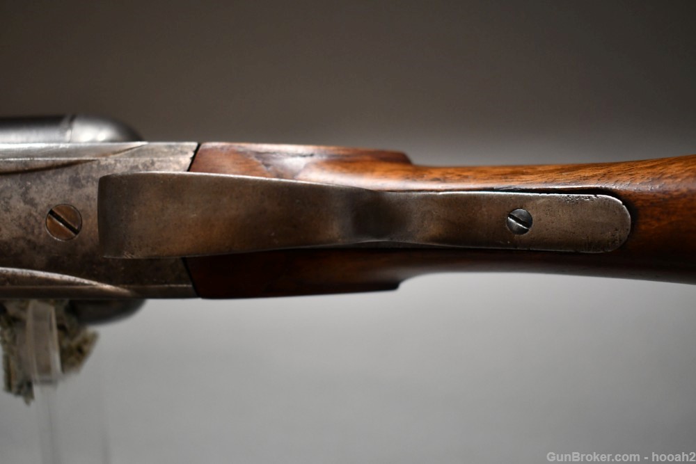 Antique Ithaca Crass SxS Boxlock Shotgun 12 G 1895 READ-img-24