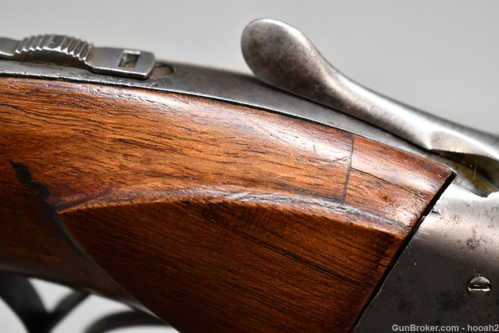 Antique Ithaca Crass SxS Boxlock Shotgun 12 G 1895 READ-img-37