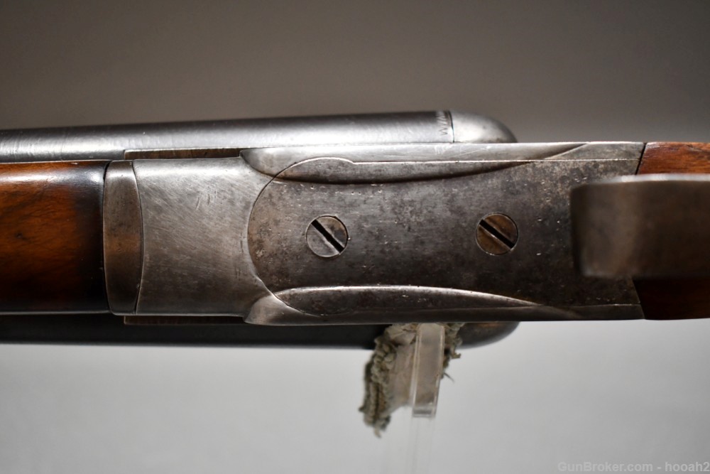 Antique Ithaca Crass SxS Boxlock Shotgun 12 G 1895 READ-img-25