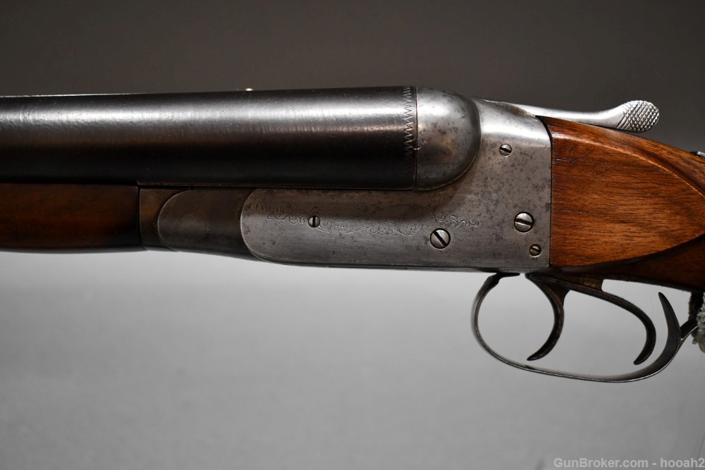Antique Ithaca Crass SxS Boxlock Shotgun 12 G 1895 READ-img-10