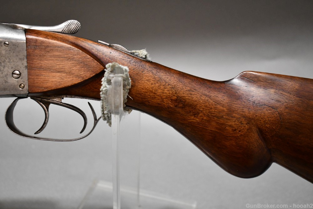 Antique Ithaca Crass SxS Boxlock Shotgun 12 G 1895 READ-img-9
