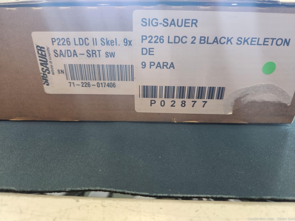 Sig Sauer P226 LDC II Skeleton Black 9mm - German Mastershop -Rare-img-7