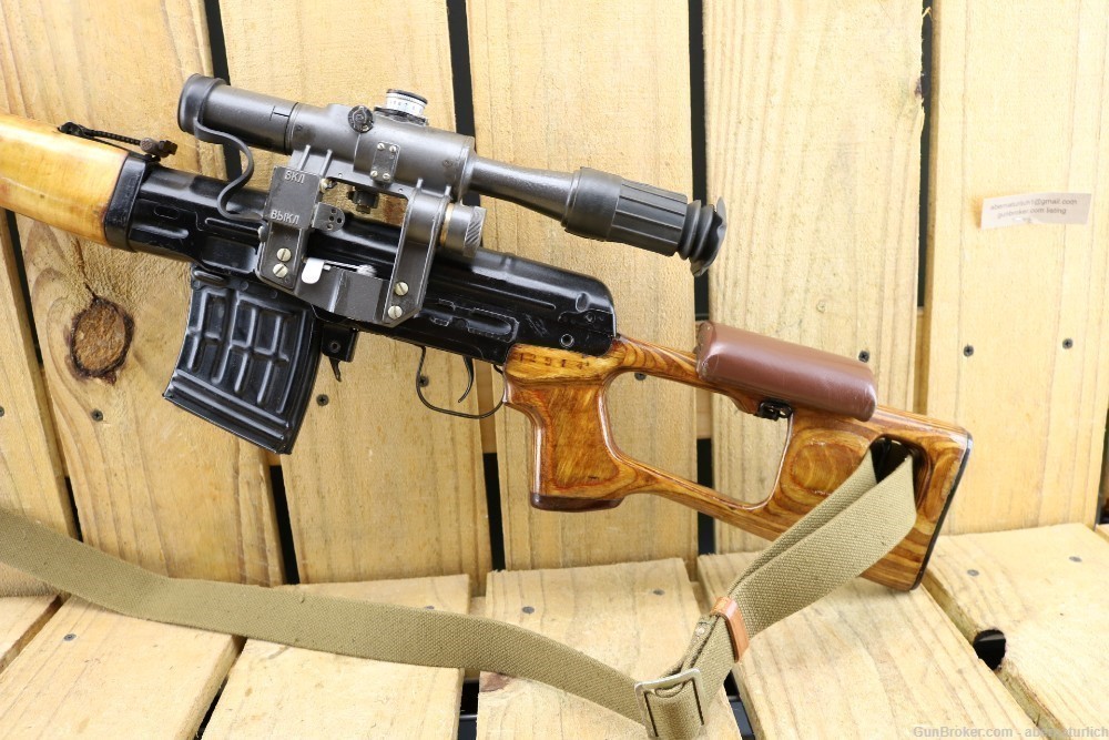 1986 Russian Military SVD Dragunov Sniper Rifle 24" Original Barrel-img-8