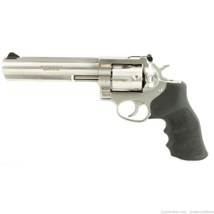 Ruger GP100 .357 Magnum 6" Stainless, 6 Shot Revolver-img-0