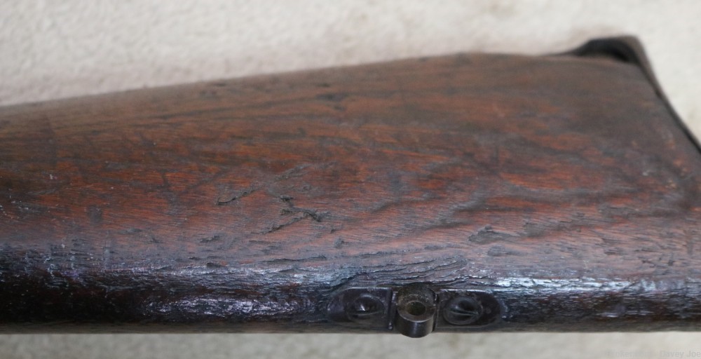 Unusual Spencer Heavy octagon Barreled sporting rifle 45 cal buffalo gun-img-29