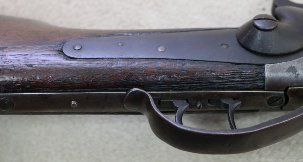 Unusual Spencer Heavy octagon Barreled sporting rifle 45 cal buffalo gun-img-12