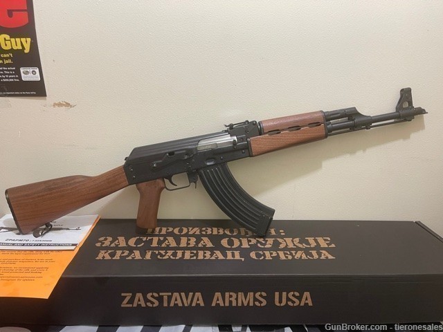 zastava zpap pap m70 AK-47 7.62x39 gorgeous walnut wood rifle-great AK-img-1