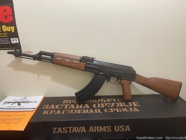 zastava zpap pap m70 AK-47 7.62x39 gorgeous walnut wood rifle-great AK-img-0
