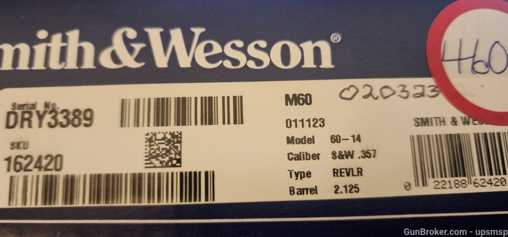 SMITH AND WESSON 60 357 MAGNUM | 38 SPECIAL     162420-img-3