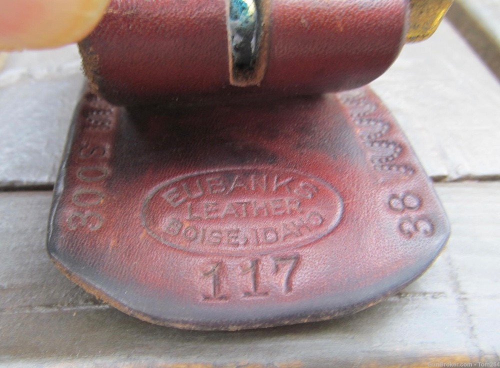 Vintage Western Eubanks Leather Boise Idaho Cartridge Belt-img-0