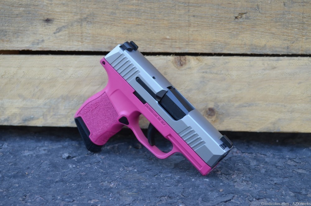 Sig Sauer P365 XRay3 NS X-Werks Raspberry Pink 9mm  STS Satin Aluminum OR-img-1