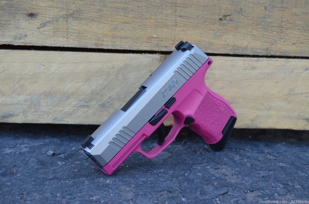 Sig Sauer P365 XRay3 NS X-Werks Raspberry Pink 9mm  STS Satin Aluminum OR-img-0