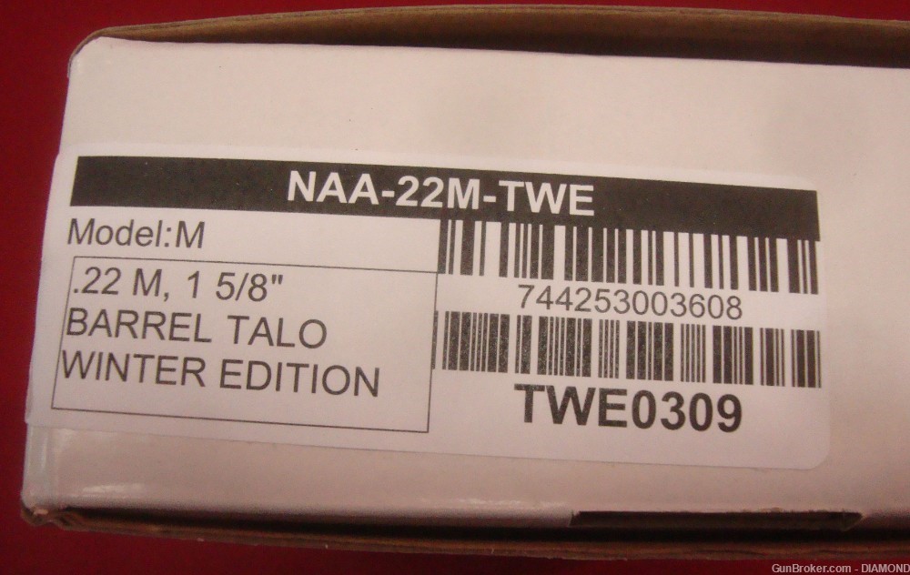 Talo NAA Winter Snowflake 22 Magnum Derringer w/ Holster $399-img-4
