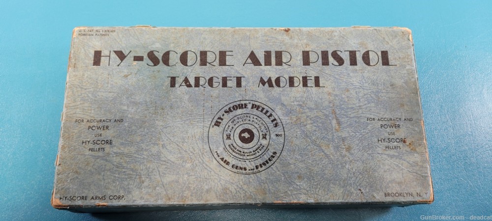Hy-Score Model 802 Target Repeater Air Pistol .22 in Box + Provenance 938  -img-14