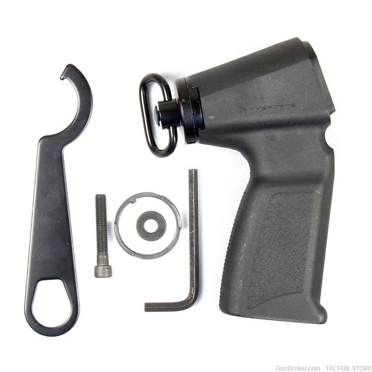 Shotgun PST Grip for Remington 870 w/ Cap & Sling Swivel & Wrench-img-0