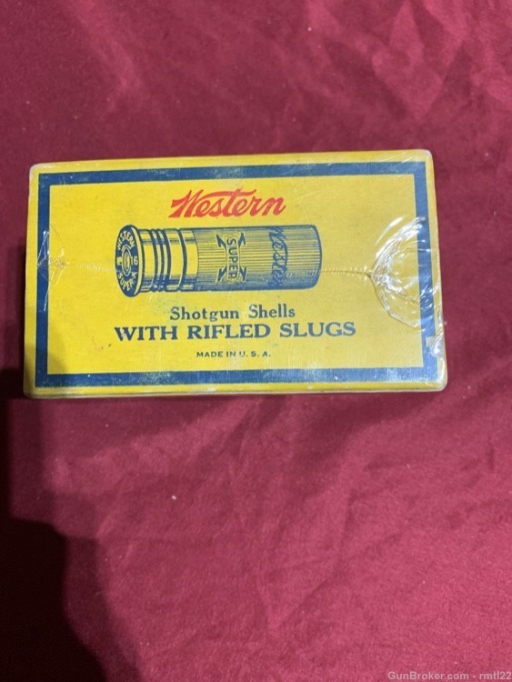 Vintage Western 16 gauge rifled slugs-img-4
