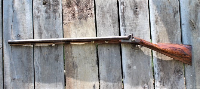 Civil War Period Double Barrel Shotgun by Van Wart & Son-img-1