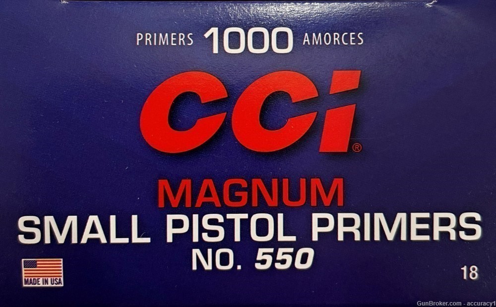 Primers SMALL MAGNUM PISTOL Primers (1,000 count)-img-2