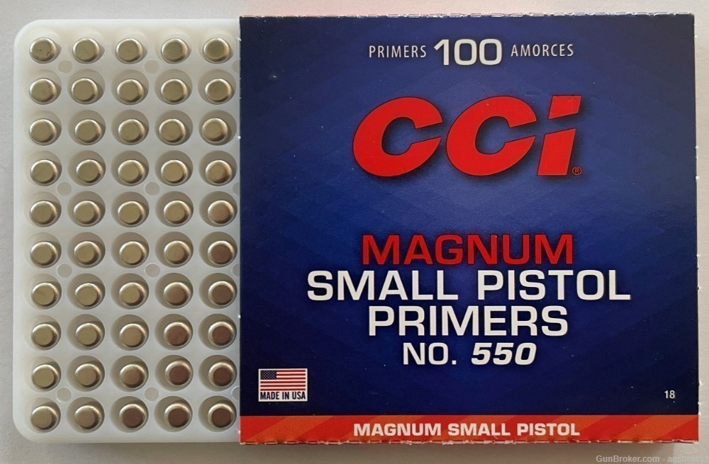 Primers SMALL MAGNUM PISTOL Primers (1,000 count)-img-1