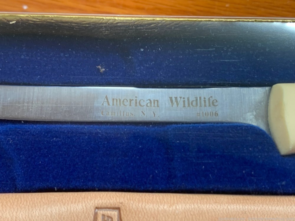Camillus "American Wildlife" Filet Knife #1006 Black Bass-img-2