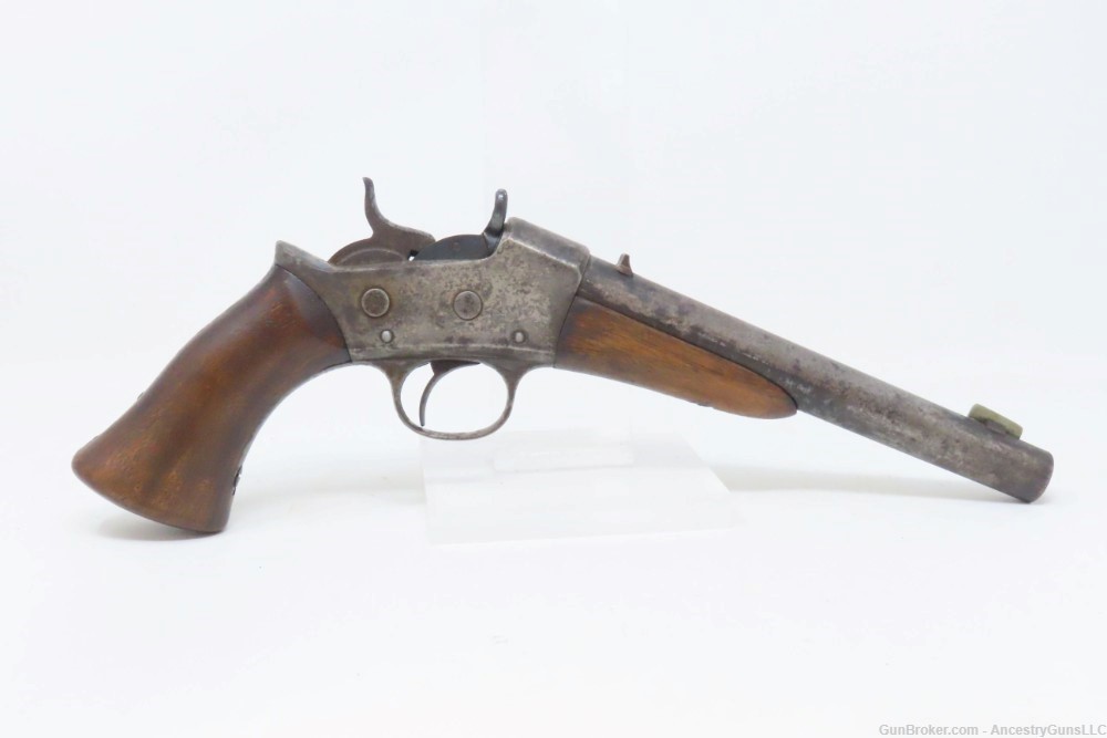 REMINGTON Model 1871 .22 SHORT Rimfire ROLLING BLOCK Pistol RF Army Antique-img-13