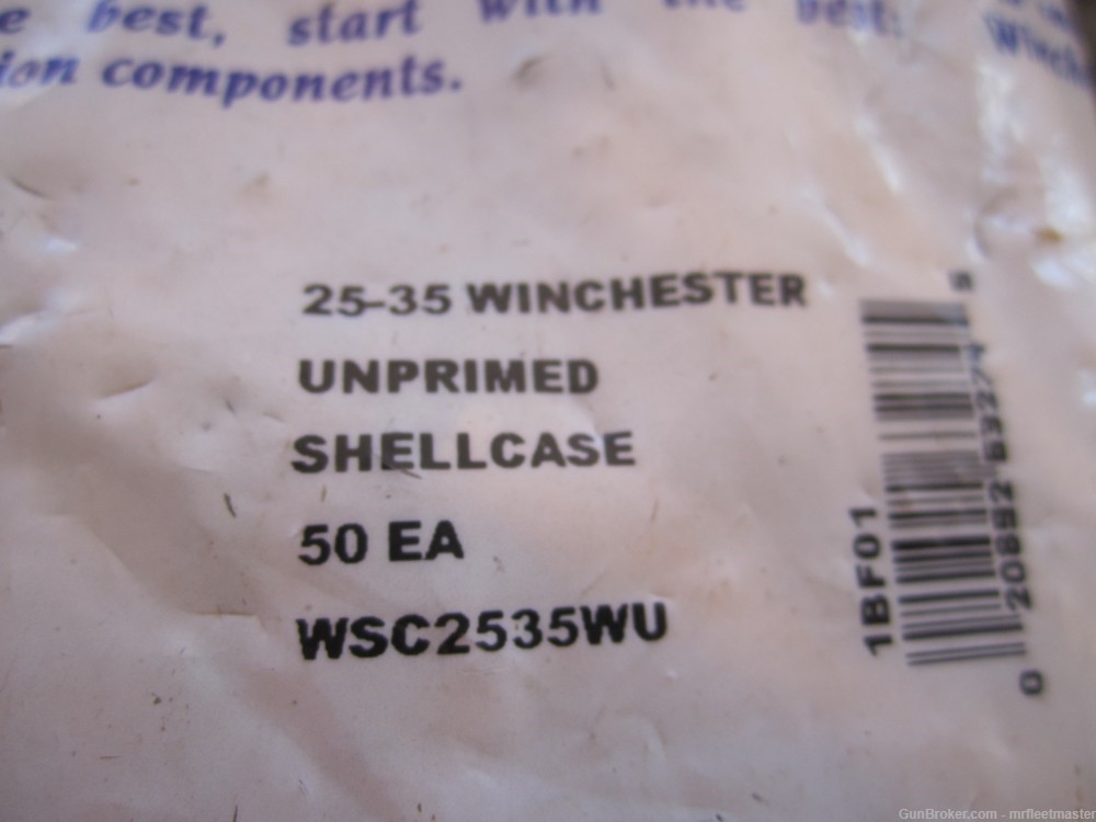25-35 BRASS 189 WINCHESTER FACTORY NEW UNPRIMED BUY NOW LOW SHIPPING!-img-3