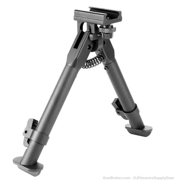 ADJUSTIBLE 7-9.5" Inch Foldable Expendable BIPOD w/ PICATINNY RAIL MOUNT-img-0