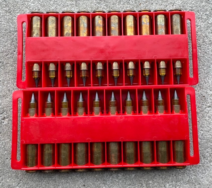 Rare slap .308 sabot Winchester tungsten factory ammo rounds 10 rounds 1990-img-3