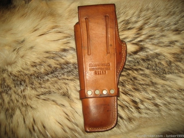 ORIGINAL BROWNING STAMPED HOLSTER 9MM HI-POWER AUTO !!-img-3