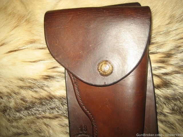 VINTAGE GEO.LAWRENCE POCKET HOLSTER COLT 1903/1908 AUTO VERY RARE !!-img-1