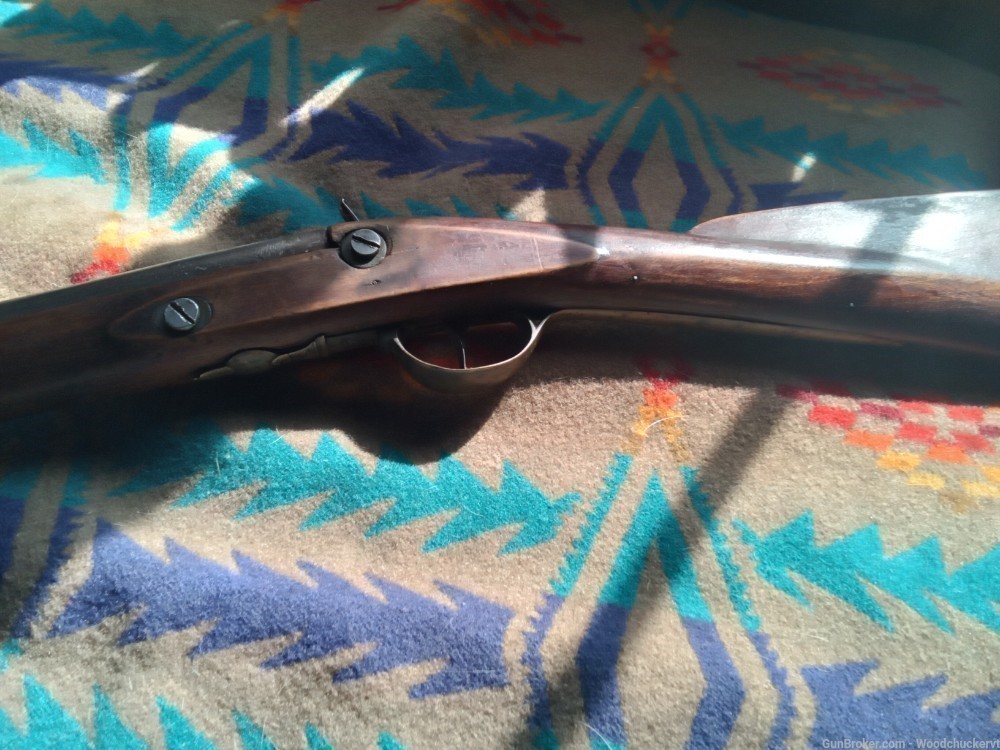 1820 Newengland militia musket flintlock conversion to percussion -img-8